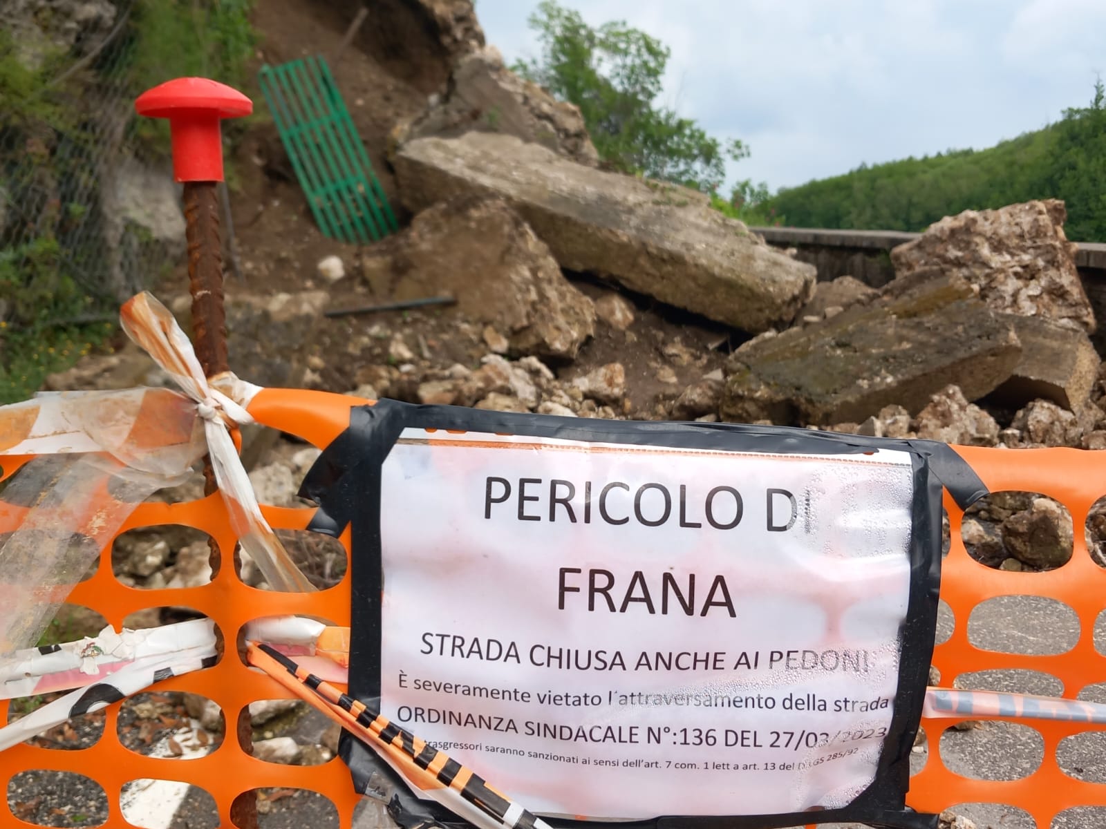 Frana alla Badia, i lavori procedono a rilento - Rtc Quarta Rete